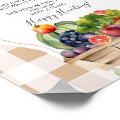 地元で育った野菜農家ベビーソック狩り ポスター (角)