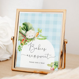 地元で育った青いベビーのベビーは甘いポスター ポスター