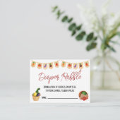 地元で育った、ファーマーズマーケット、おむつラッフル エンクロージャーカード (スタンド正面)