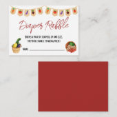 地元で育った、ファーマーズマーケット、おむつラッフル エンクロージャーカード (正面/裏面)