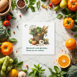 地元で育った – 農場新鮮な誕生日パーティー フェイバータグ