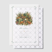 地元で育った – 農家市場の誕生日パーティー ベラム紙招待状 (オフセット (招待状))