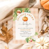 地元で育てたかぼちゃのベビーシャワー（秋の季節限定） 招待状