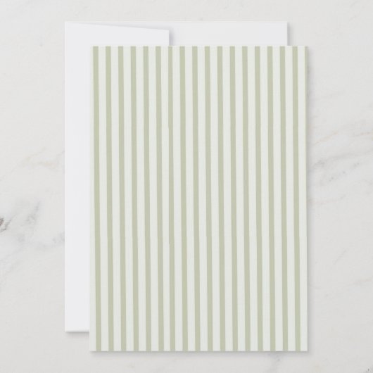 地元で育てたベイビーシャワーの招待状 招待状 (裏面)