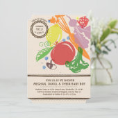 地元で育てたベイビーシャワー招待状 招待状 (スタンド正面)