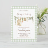 地元で育てたベイビーシャワー 招待状 (スタンド正面)