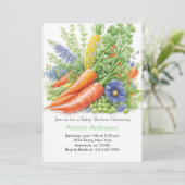 地元で育てられたキャベツパッチのベビーシャワー 招待状 (スタンド正面)