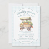 地元で育てられたジェンダー中立のベイビーシャワー 招待状 (正面)