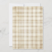 地元で育てられたベイビーオーガニック野菜ベイビーシャワー 招待状 (裏面)