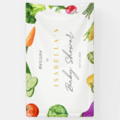 地元で育てられたベイビーシャワーマーケットバナー 横断幕 (縦)