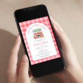 地元で育てられたベイビーシャワー 招待状