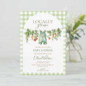 地元で育てられたベビーシャワーの招待状 招待状 (スタンド正面)