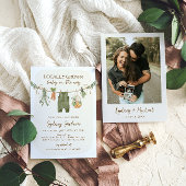 地元で育てられた農家の市場ベビーシャワー 招待状