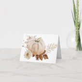 地元で育てられた野菜 ベイビーシャワー お礼カード サンキューカード (裏面)