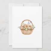 地元で育まれたベイビーシャワー招待状 招待状 (裏面)