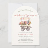 地元で育まれたベビーシャワー 招待状 (正面)