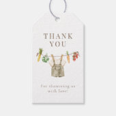 地元で農家を育てる赤ちゃんシャワーのマーケットブック ギフトタグ (正面)