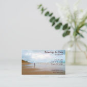 地元のアーティストまたは画家 名刺 (スタンド正面)