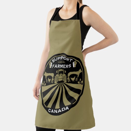 地元のカナダ農作物を支援する エプロン (インサイチュ)