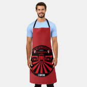 地元のカナダ農作物を支援する エプロン (着用した状態)