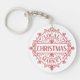 地元のクリスマス市場 キーホルダー