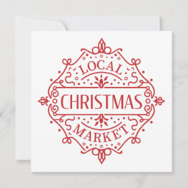 地元のクリスマス市場 招待状