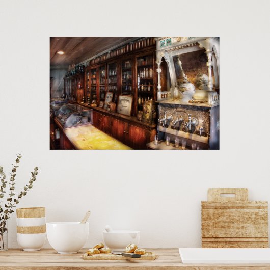 地元のソーダ泉 ポスター (キッチン)