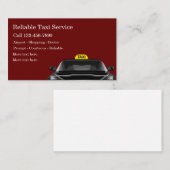 地元のタクシーカーサービモダンス 名刺 (正面/裏面)