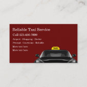 地元のタクシーカーサービモダンス 名刺 (正面)