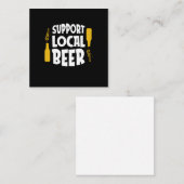 地元のビールを応援しよう ノートカード (正面/裏面)