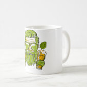 地元のワシントン州クラフトビール愛飲者 コーヒーマグカップ (正面右)