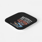 地元の人々と海洋生物を尊重し、地球を救おう ペーパープレート (傾斜あり)