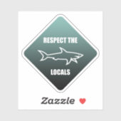 地元の人たちを尊敬する シール (シート)