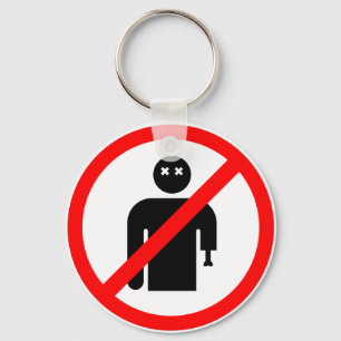 地元の人無しKeychain (きれいな) キーホルダー