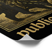 地元の公共図書館キャットナイトTeeを守る ポスター (角)