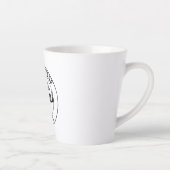 地元の図書館を応援しよう カフェラテマグ (右)