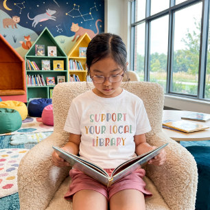 地元の図書館を応援しよう Tシャツ
