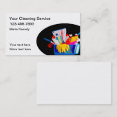 地元の家の掃除サービス 名刺 (正面/裏面)