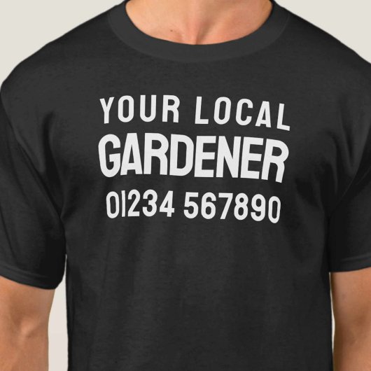 地元の庭師 – Garden Maintenance Business Tシャツ