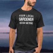 地元の庭師 – Garden Maintenance Business Tシャツ