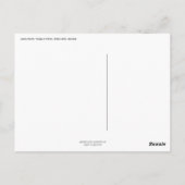 地元の教会、オブロフの村、スロベニア ポストカード (裏面)