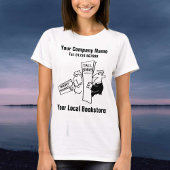 地元の書店、書籍売り手、またはブックショップデザイン。 Tシャツ