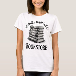 地元の本屋さんを応援しよう Tシャツ