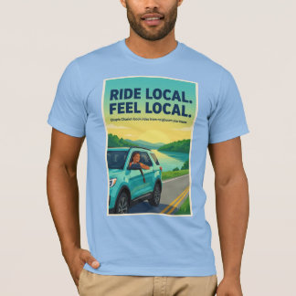 地元の活力を応援しています: すべての売上は地元に還元されます Tシャツ