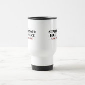 地元の警察をサポートす離れる – Fingerprint トラベルマグ (中央)