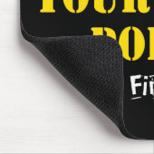 地元の警察をサポートす離れる – Fingerprint Mou マウスパッド (コーナー)