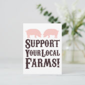 地元の農場をサポート！ポストカード ポストカード (スタンド正面)