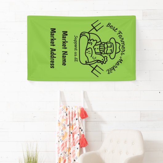 地元の農家市場 横断幕 (インサイチュ)