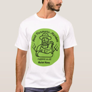 地元の農家市場 Tシャツ