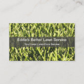 地元の近所の芝生気にサービス 名刺 (正面)
